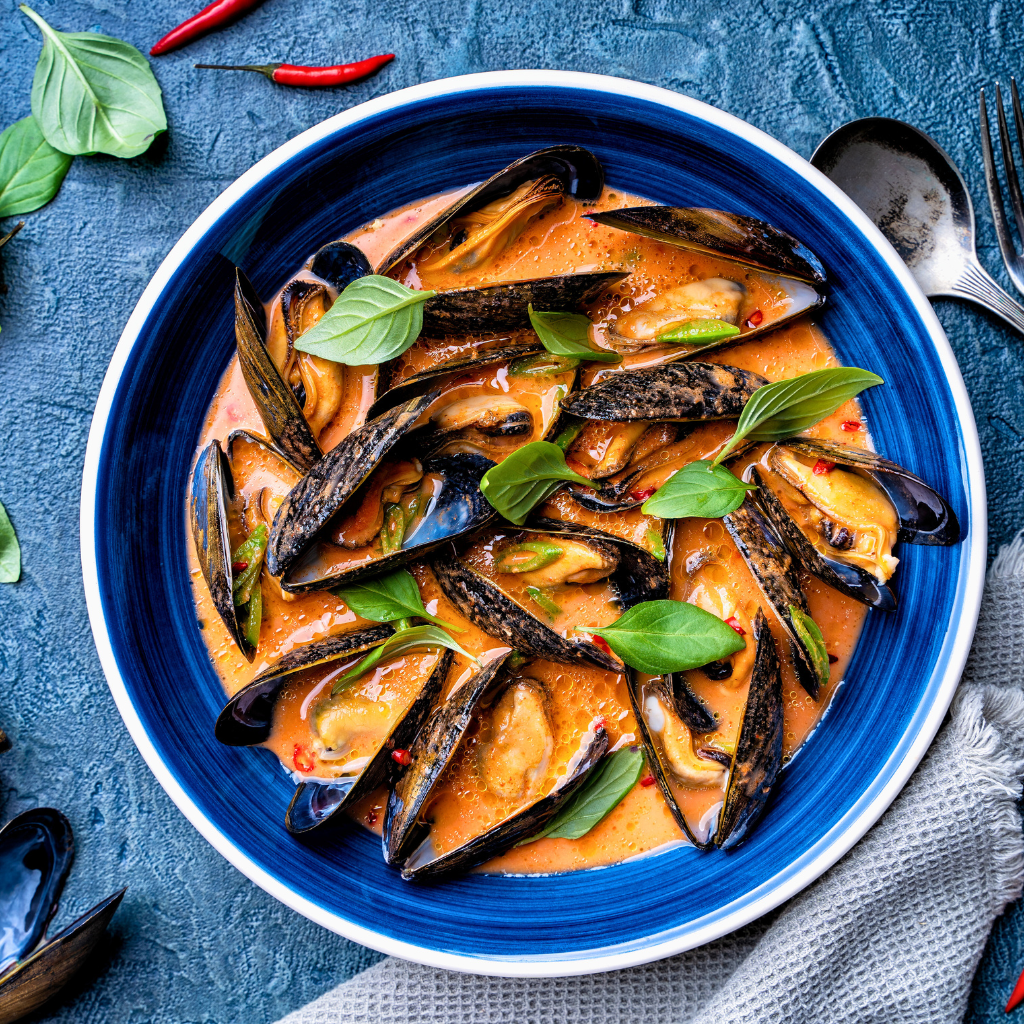 Thai Coconut Curry Mussels photo