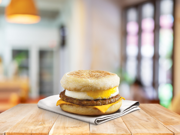 Calories in Egg And Sausage McMuffin 2