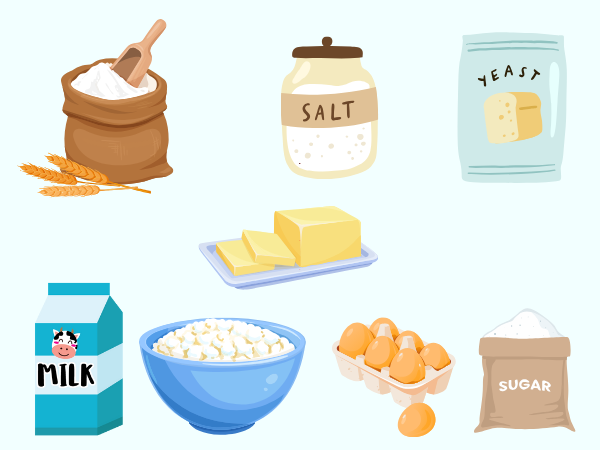 Ingredients Needed For Cottage Cheese Bread photo