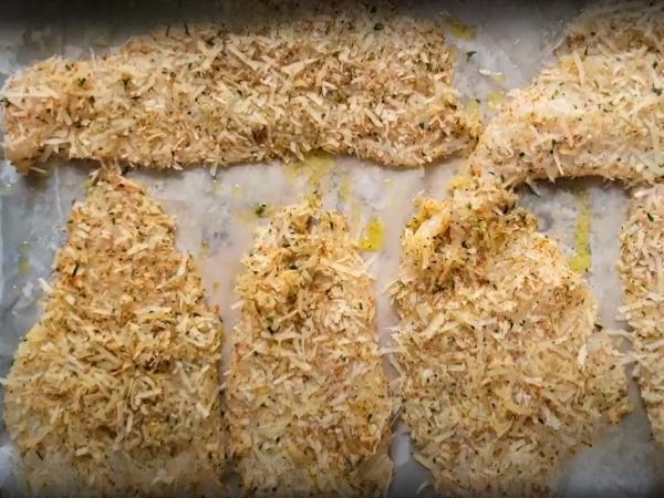 Recipe Artichoke And Parmesan Tilapia - Mixing Ingredients