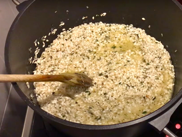 Step 5 Gradually Add Vegetable Broth 1