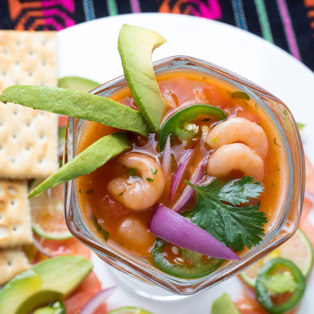 Traditional Colombian Shrimp Cocktail photo