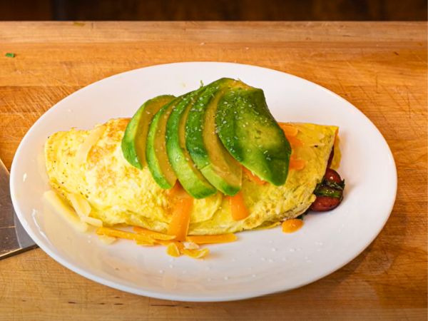 Bacon And Avocado Keto Omelette photo